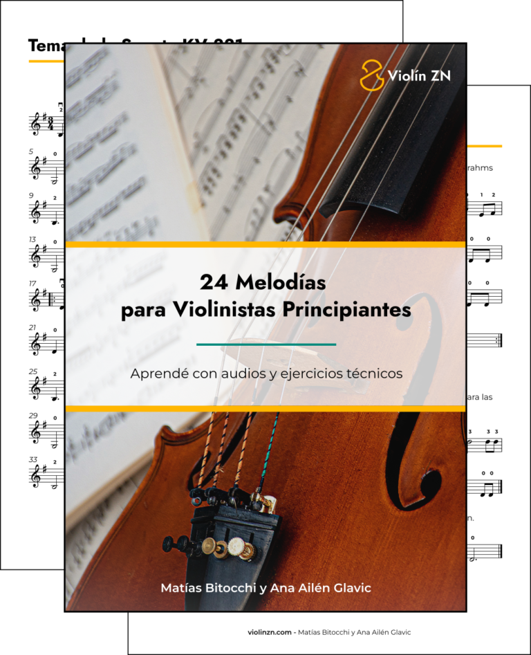 24 Melodías para Violinistas Principiantes con Partituras y Audios ...